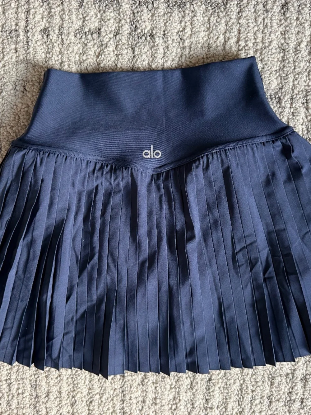 ALO Yoga Grand Slam Pleated Tennis Skirt (Navy, XS) NEW Never worn